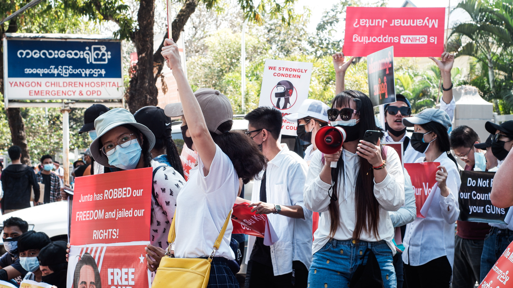 Myanmar protes dan solidaritas